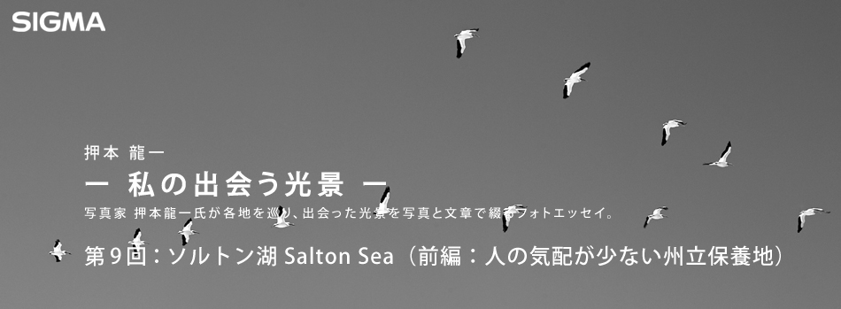 押本龍一 ― 私の出会う光景 ―　第9回：ソルトン湖 Salton Sea（前編：人の気配が少ない州立保養地）